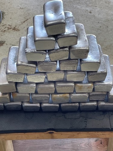 Lbs hand poured aluminum - 30,